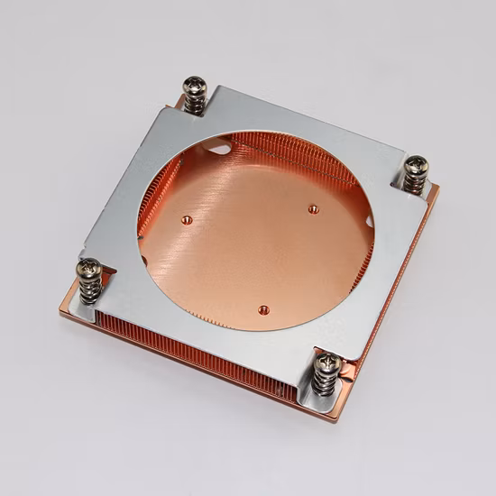 Dissipatore di calore GPU/CPU con alette raschiate in rame personalizzato